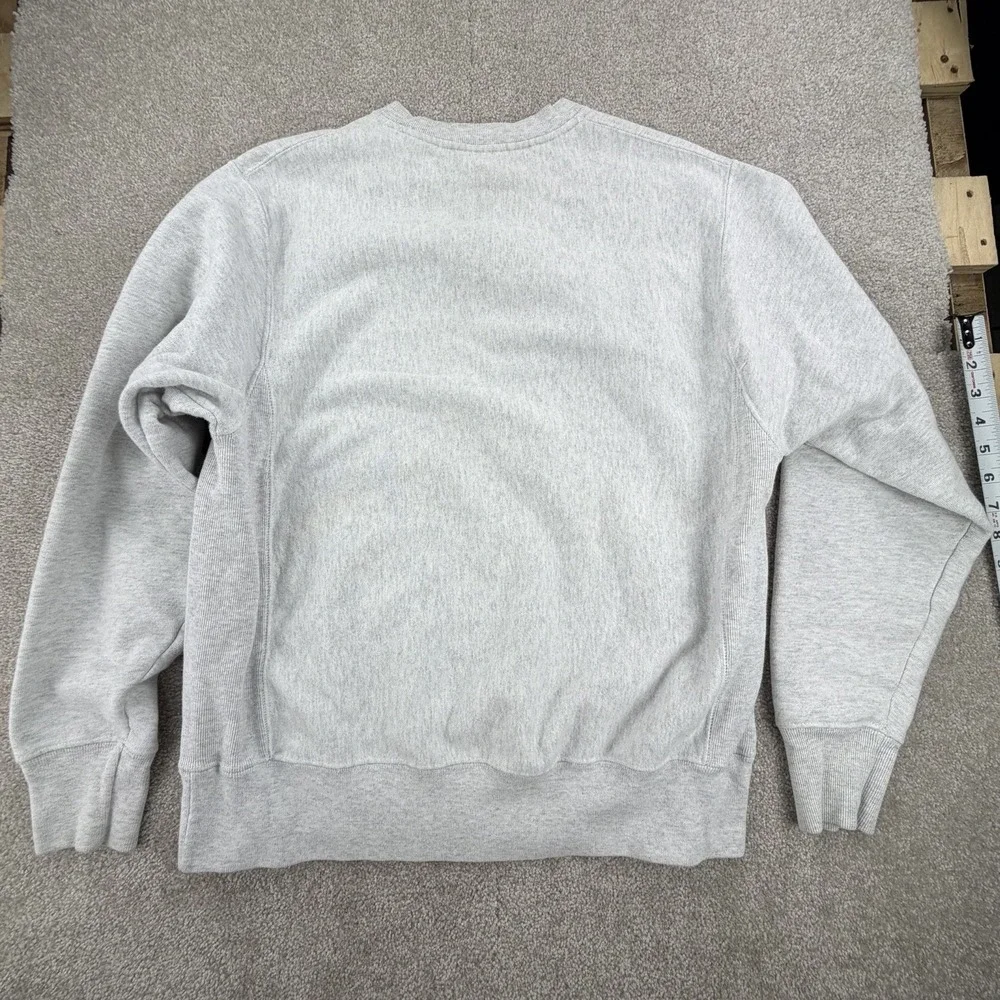 Champion Reverse Weave Sweatshirt Pullover Emory & Henry E&H‎ Medium gray
